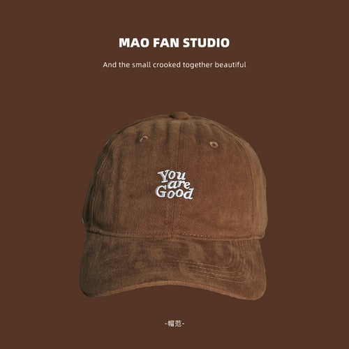 Fashion Casual American Retro Soft Top Baseball Cap