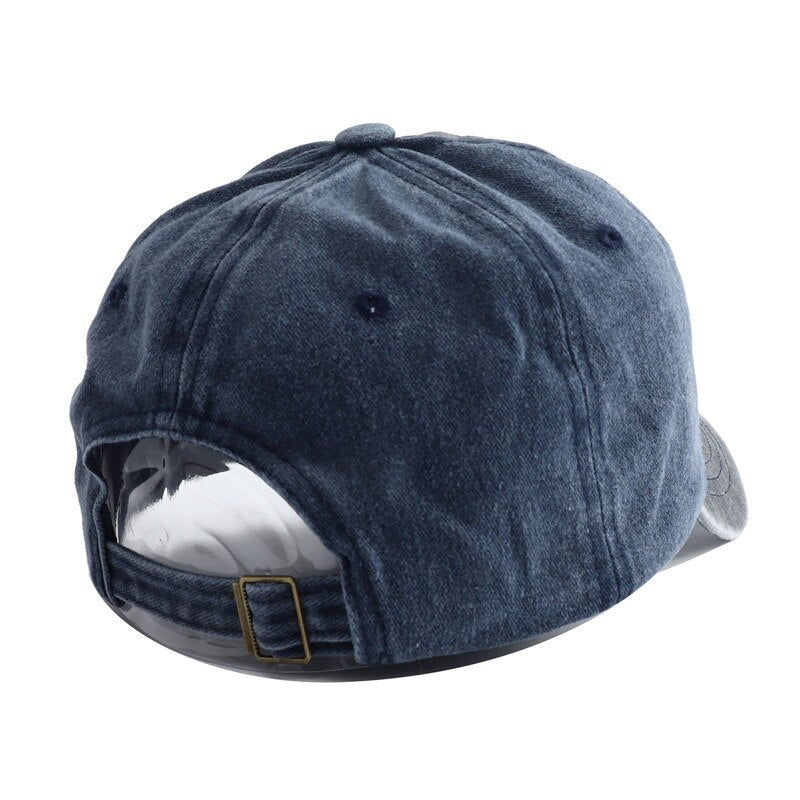Denim Baseball Cap for Women and Men