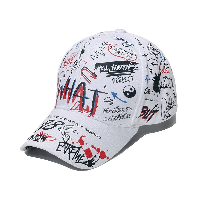 New Fashion Graffiti  Baseball Cap Men Women 2023