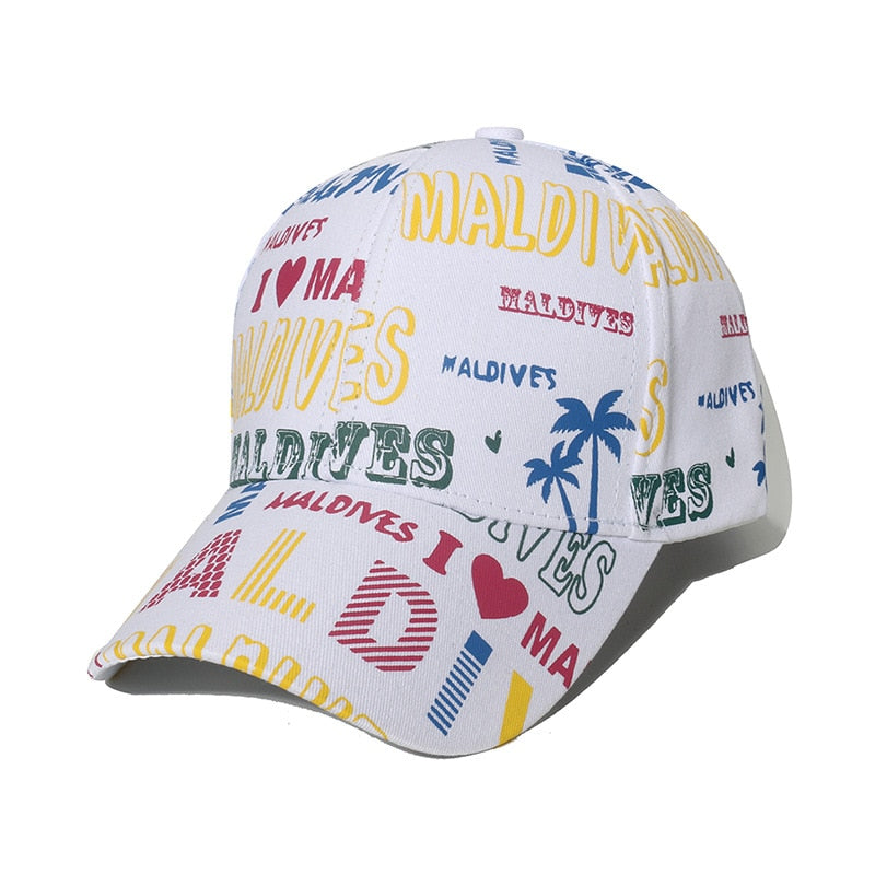 New Fashion Graffiti  Baseball Cap Men Women 2023