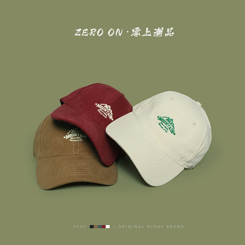 Street Wine Red Baseball Cap Men and Women