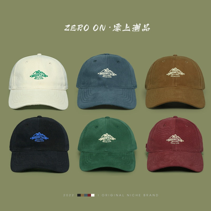 Street Wine Red Baseball Cap Men and Women
