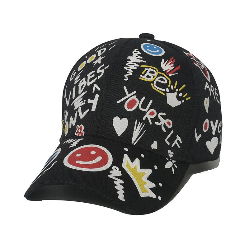 New Fashion Graffiti  Baseball Cap Men Women 2023