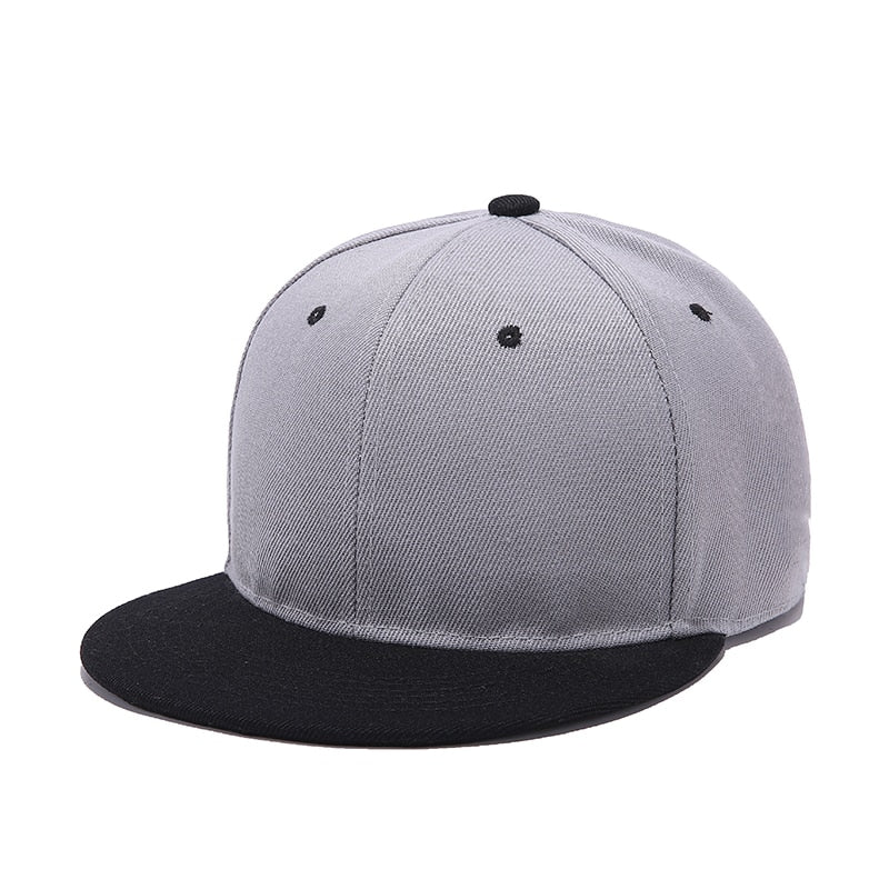 Flat Brim Baseball Cap Women Men