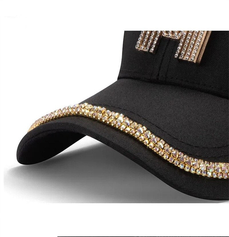 Fashion Brand Diamond D Baseball Cap For Women Men