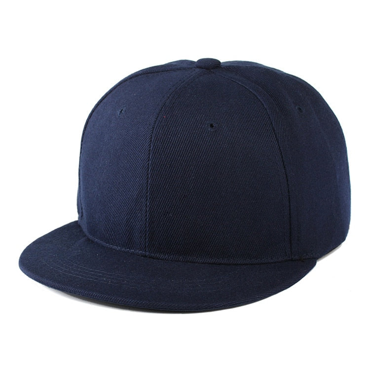 Flat Brim Baseball Cap Women Men