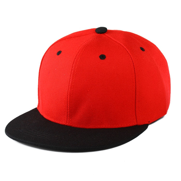 Flat Brim Baseball Cap Women Men