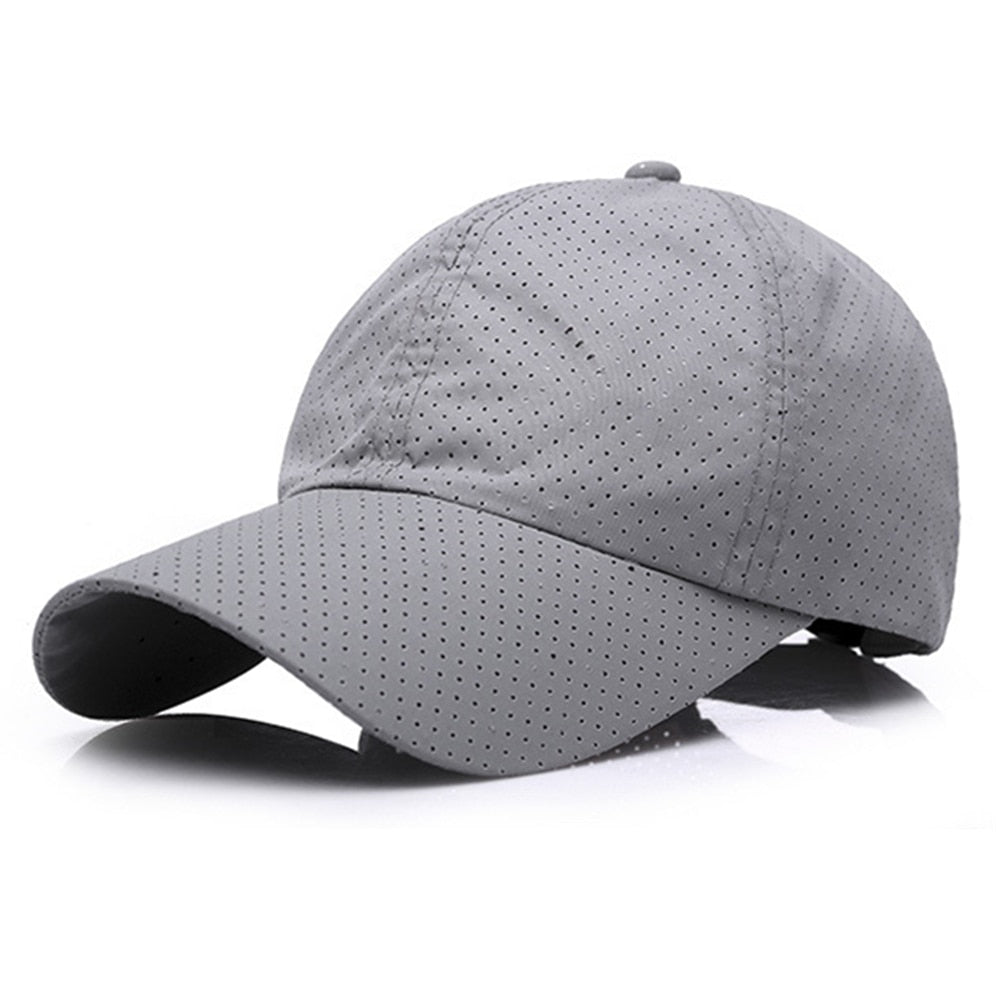 Men and Women Outdoor Light Board Sunscreen  Summer Breathable Quick-drying Baseball Cap Casual Punching Sun Hat