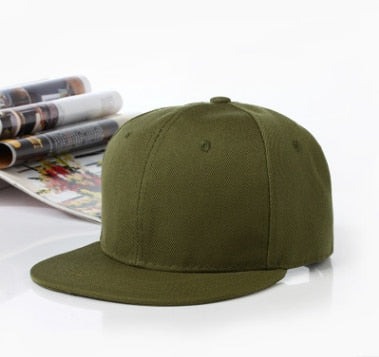 Flat Brim Baseball Cap Women Men