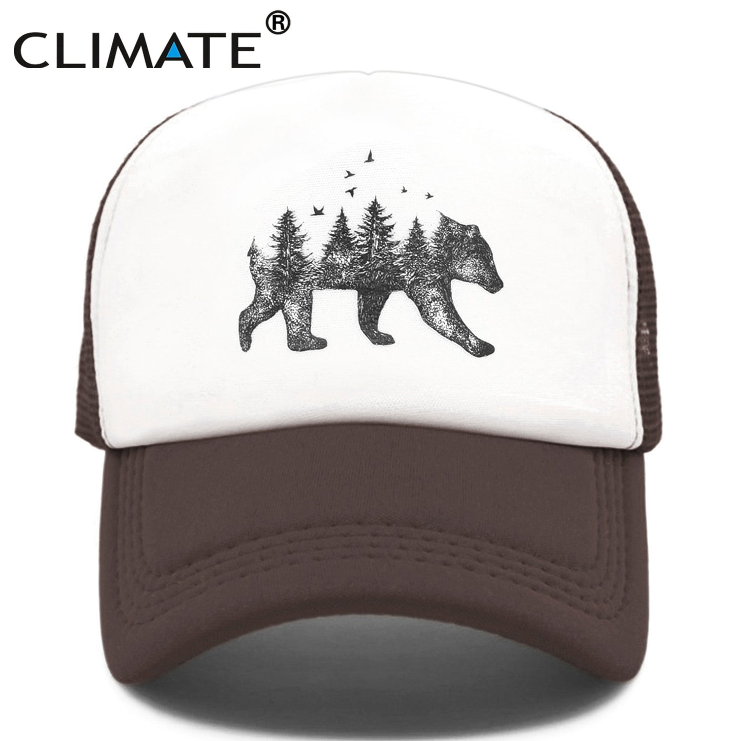 CLIMATE Forest Bear  Cap Hip Hop Men Women