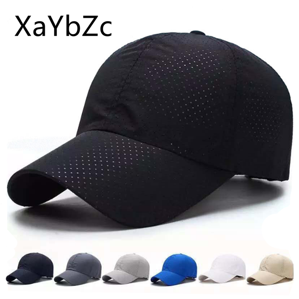 Men and Women Outdoor Light Board Sunscreen  Summer Breathable Quick-drying Baseball Cap Casual Punching Sun Hat