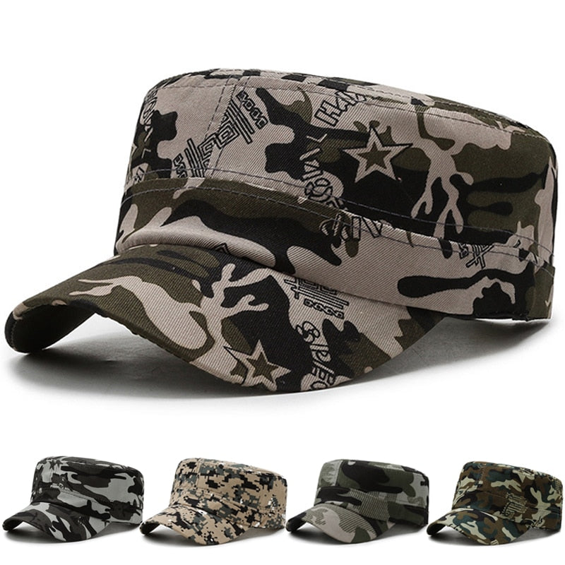 Vintage Baseball Caps Cotton Camouflage Men Women