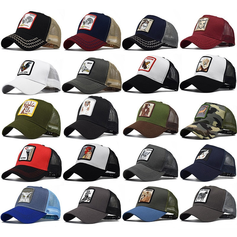 Fashion Animals Embroidery Baseball Caps Men Women
