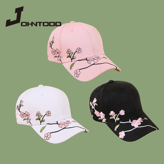 2023 Fashion  Unisex Cotton  Baseball Cap Plum Embroidery